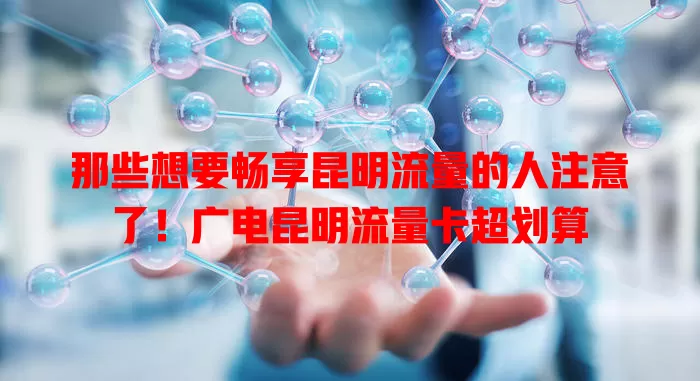 那些想要畅享昆明流量的人注意了！广电昆明流量卡超划算