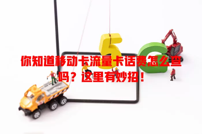 你知道移动卡流量卡话费怎么查吗？这里有妙招！