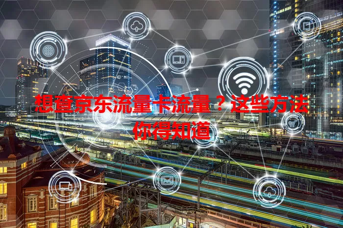 想查京东流量卡流量？这些方法你得知道