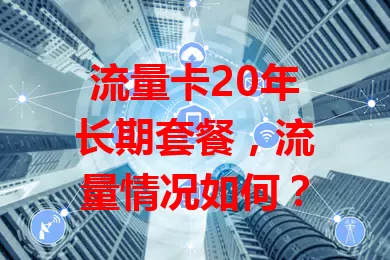 流量卡20年长期套餐，流量情况如何？
