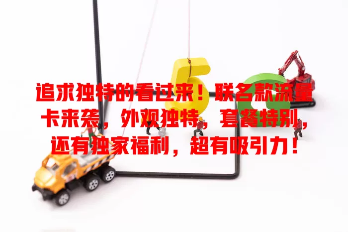 追求独特的看过来！联名款流量卡来袭，外观独特，套餐特别，还有独家福利，超有吸引力！