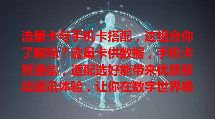 流量卡与手机卡搭配，这组合你了解吗？流量卡供数据，手机卡管通信，适配选好能带来优质移动通讯体验，让你在数字世界畅游无阻！
