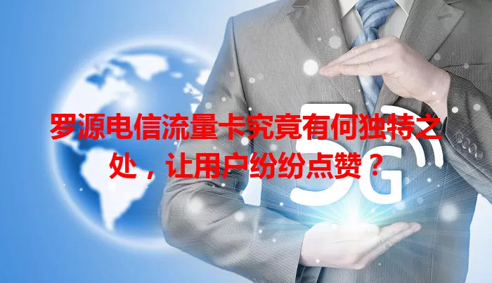 罗源电信流量卡究竟有何独特之处，让用户纷纷点赞？