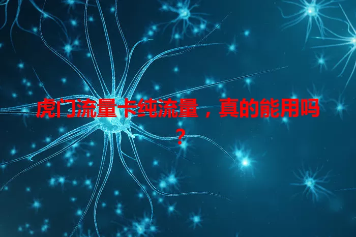 虎门流量卡纯流量，真的能用吗？