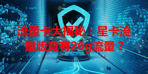 流量卡大揭秘：星卡流量版竟有26g流量？