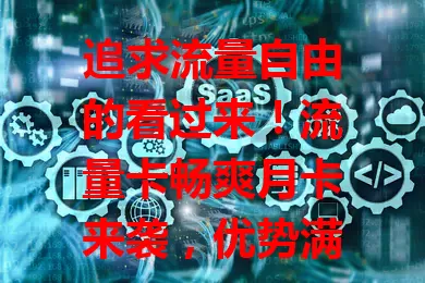 追求流量自由的看过来！流量卡畅爽月卡来袭，优势满满，流量足、性价比高、使用方便、网络稳，满足你一月流量需求，还愁流量的快来关注！