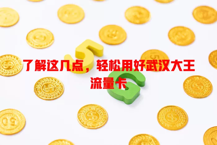 了解这几点，轻松用好武汉大王流量卡