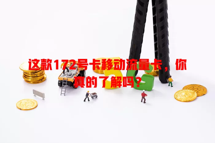 这款172号卡移动流量卡，你真的了解吗？