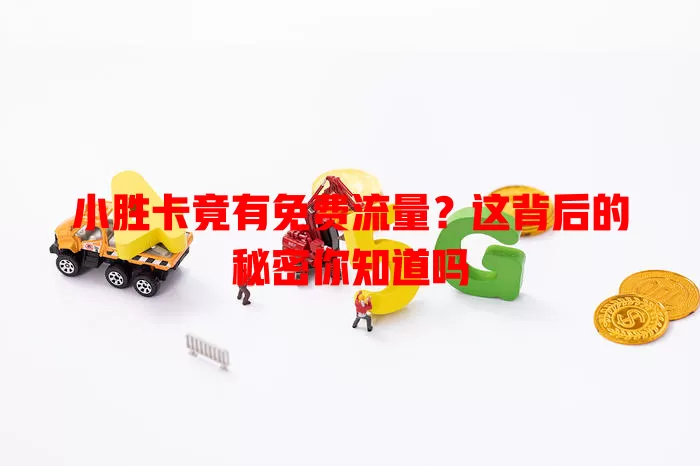 小胜卡竟有免费流量？这背后的秘密你知道吗