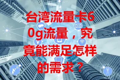 台湾流量卡60g流量，究竟能满足怎样的需求？