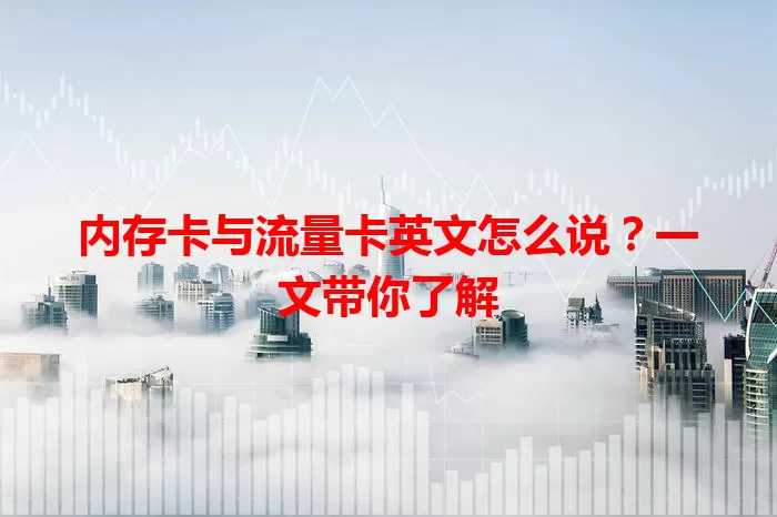 内存卡与流量卡英文怎么说？一文带你了解