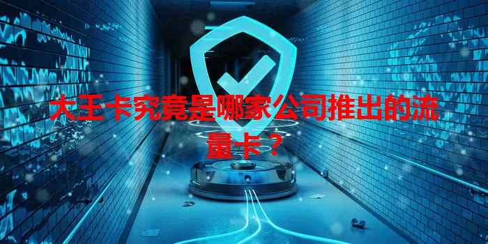 大王卡究竟是哪家公司推出的流量卡?