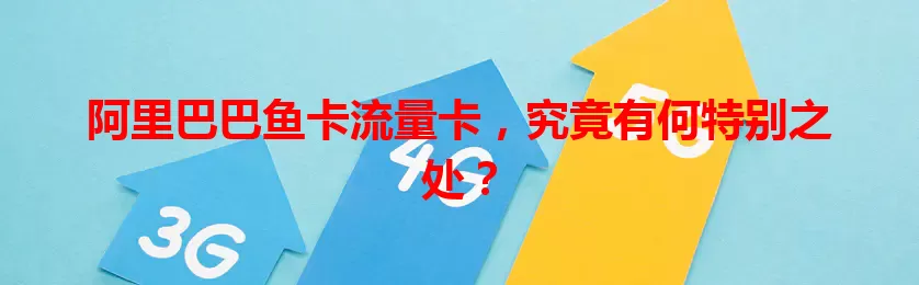 阿里巴巴鱼卡流量卡，究竟有何特别之处？