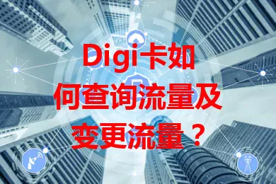 Digi卡如何查询流量及变更流量？