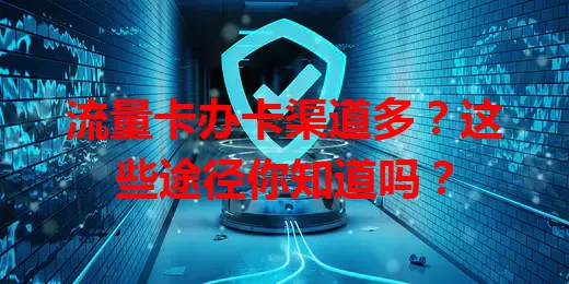 流量卡办卡渠道多？这些途径你知道吗？