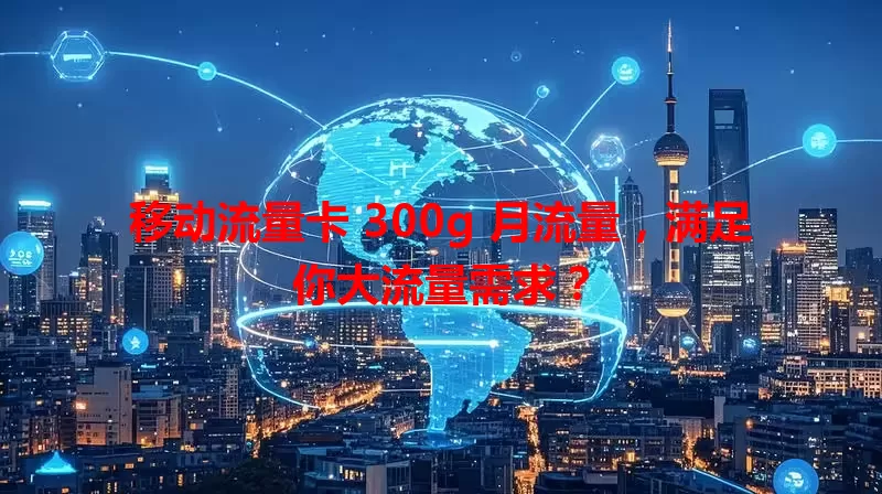 移动流量卡 300g 月流量，满足你大流量需求？