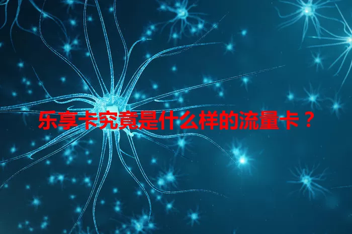 乐享卡究竟是什么样的流量卡？