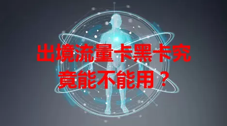 出境流量卡黑卡究竟能不能用？