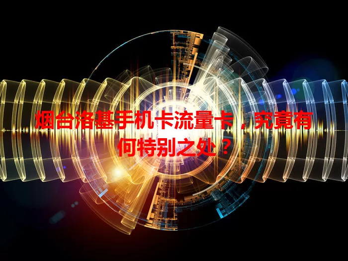 烟台洛基手机卡流量卡，究竟有何特别之处？