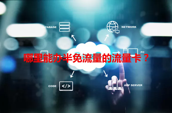哪里能办半免流量的流量卡？