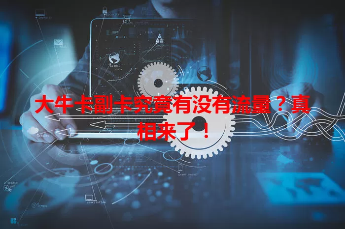 大牛卡副卡究竟有没有流量？真相来了！
